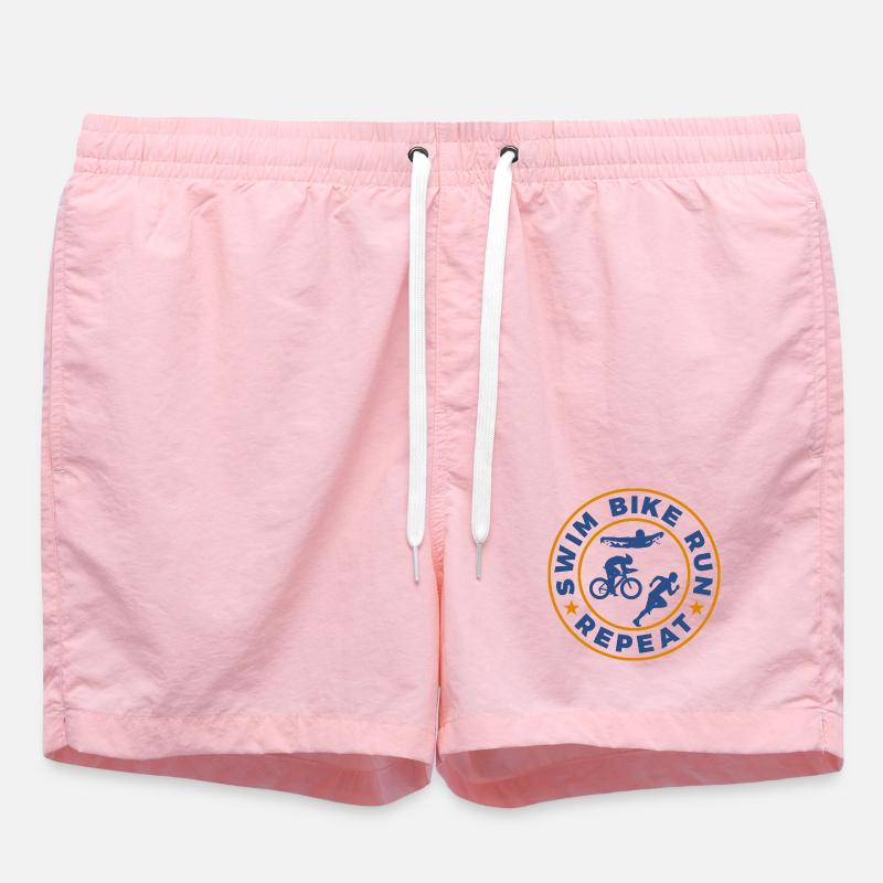 Natation Cyclisme Course à pied Répétition - Short de bain - rose
