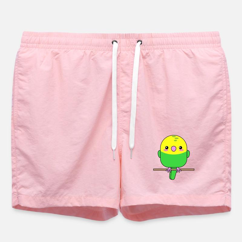 Perroquet Budgerigar - Short de bain - rose