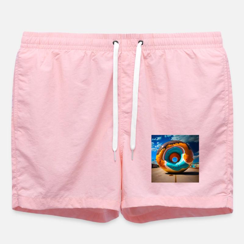 Mega Donut 01 - Badeshorts - Pink