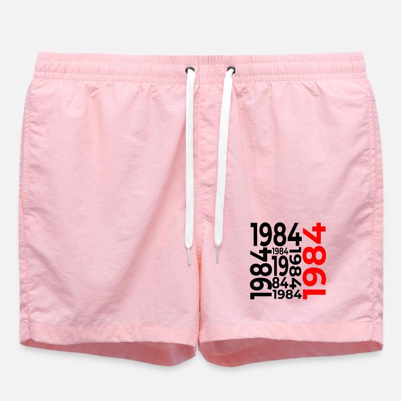 42e anniversaire 1984 - Short de bain - rose