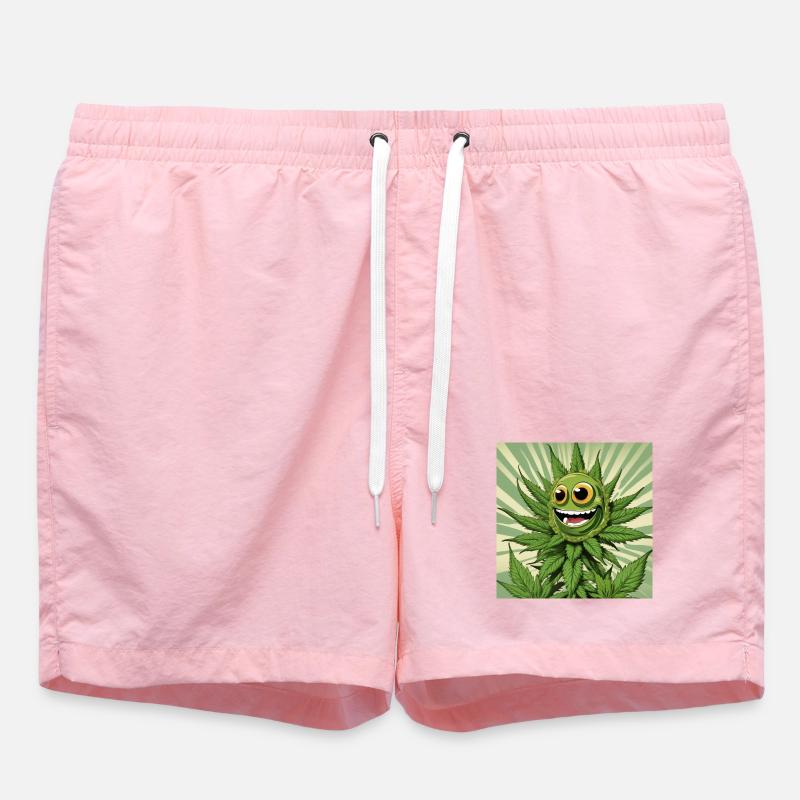 Cannabis 3 - Short de bain - rose