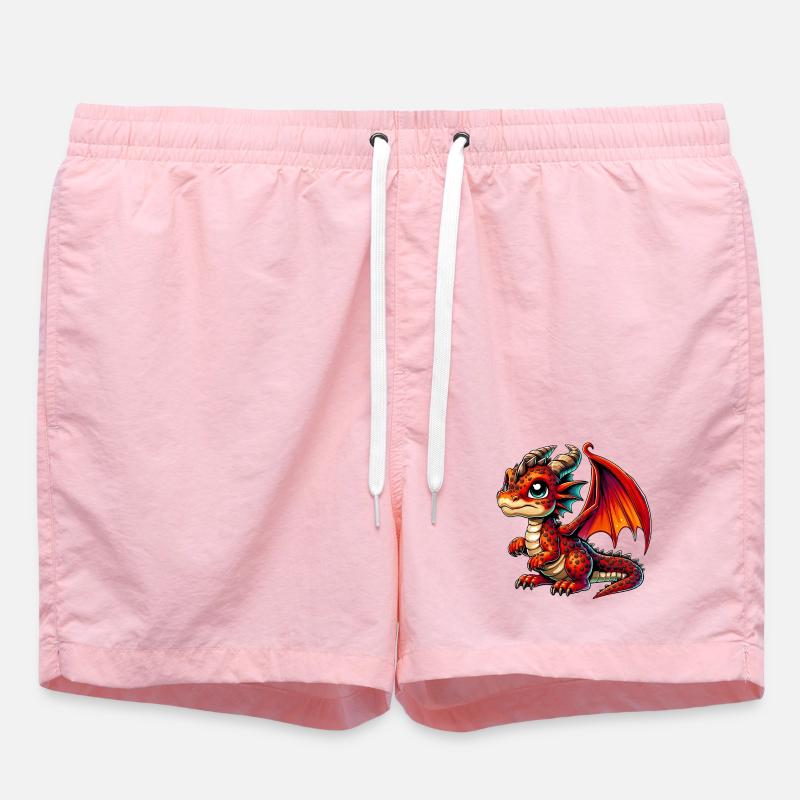 Dragon - Short de bain - rose