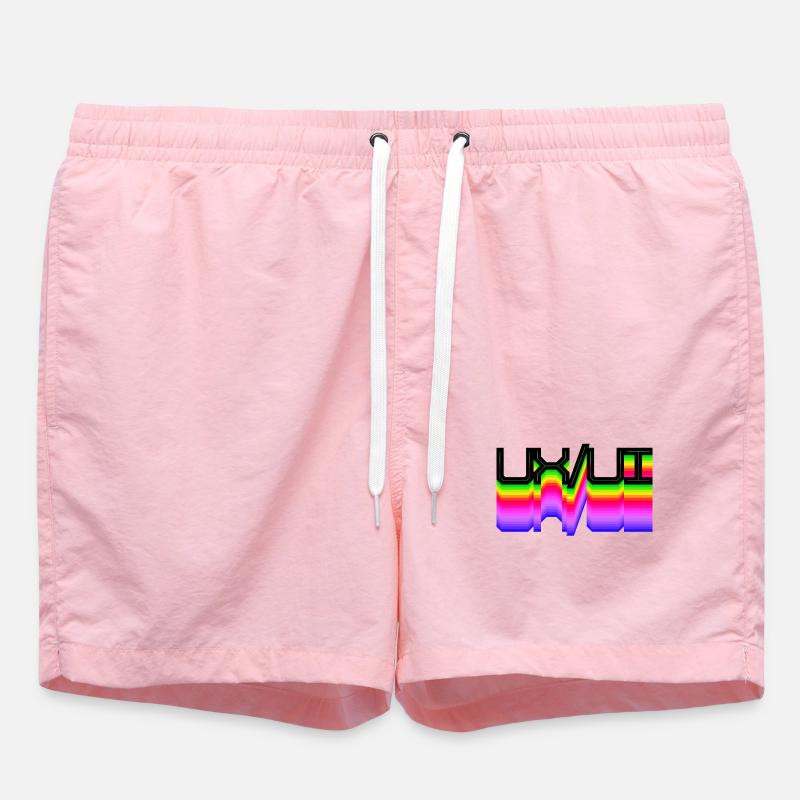 Code Developer Skripting Dev Computerfreak Geek - Badeshorts - Pink