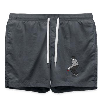 Petanque Spieler Linkshänder - Badeshorts -  - Vorne