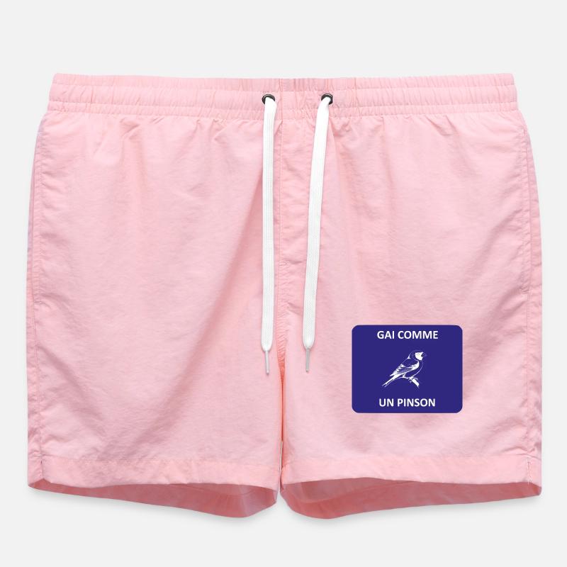 Gai comme un pinson - Short de bain - rose