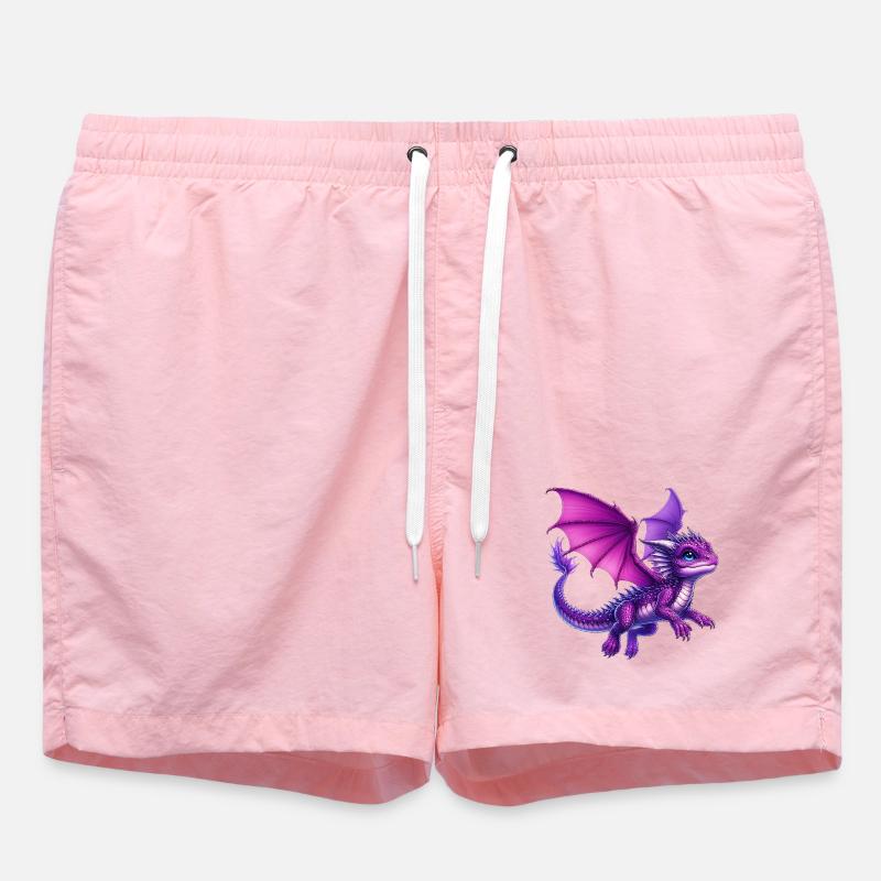 Drache - Badeshorts - Pink