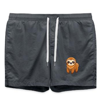 Paresseux Mascotte mignonne Personnage de dessin animé Kawaii - Short de bain -  - Devant