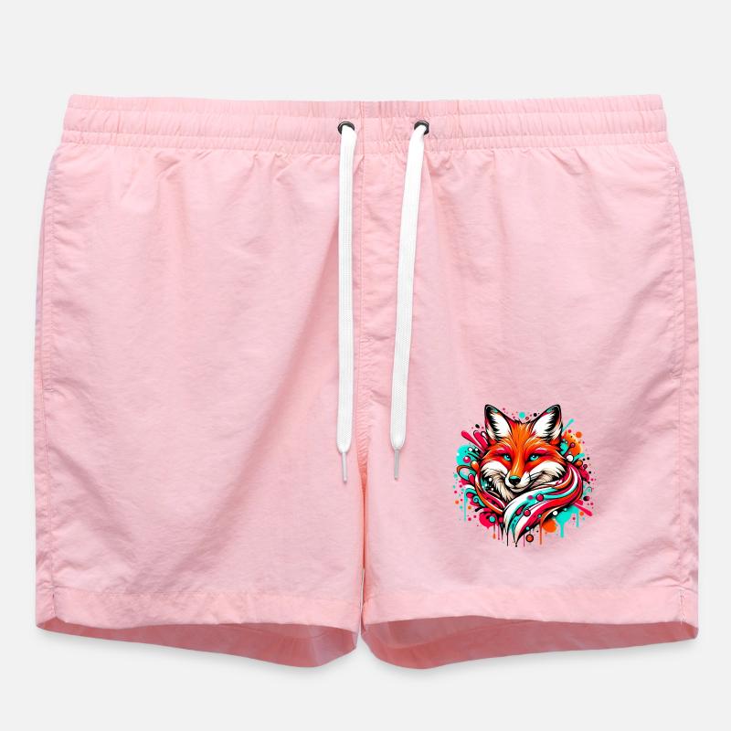 Fox - Swim Trunks - pink