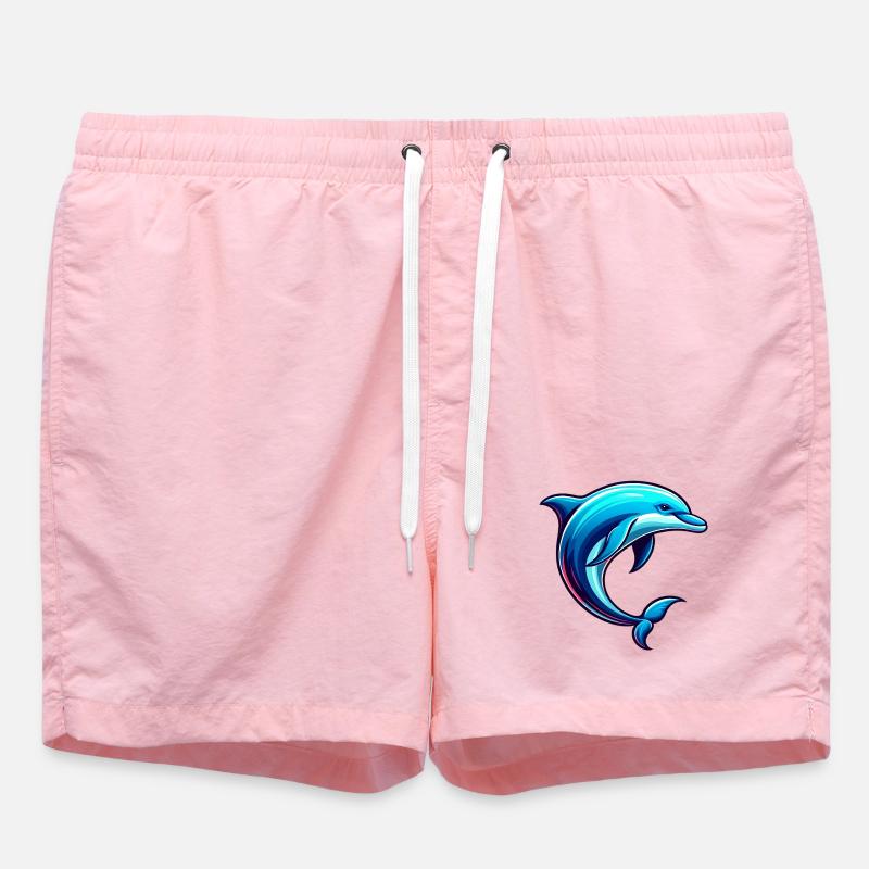 Dolphin - Swim Trunks - pink