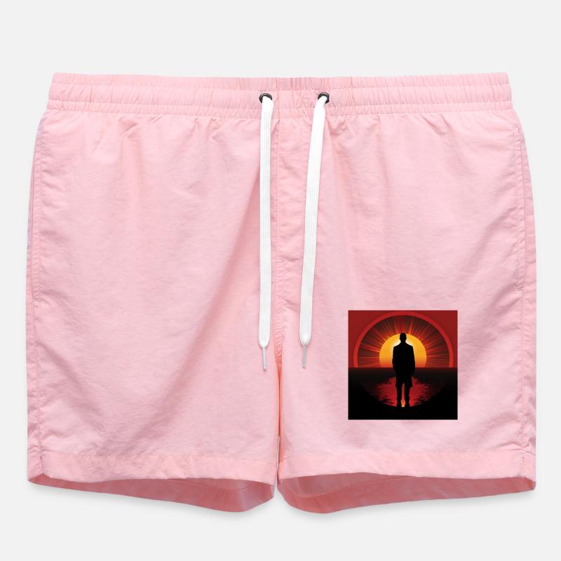 Coucher de soleil Ombre Vagabond - Short de bain - rose