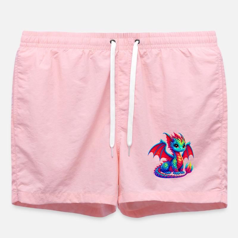 Dragon - Short de bain - rose