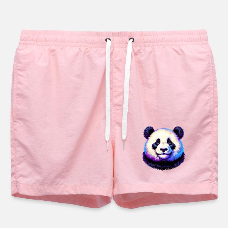 Panda - Swim Trunks - pink