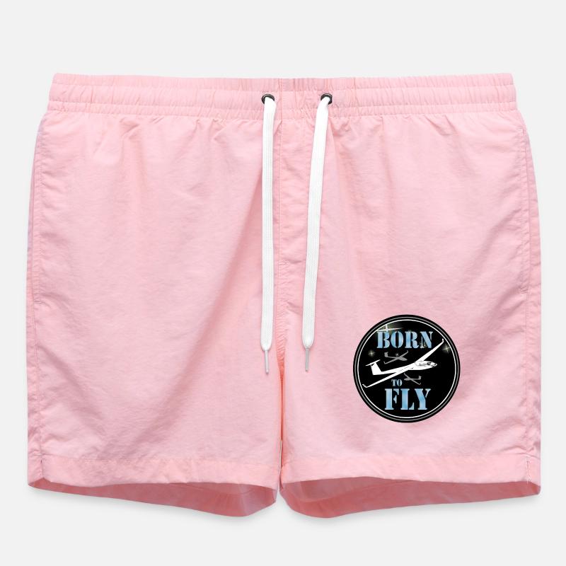 Born to fly - Swim Trunks - pink