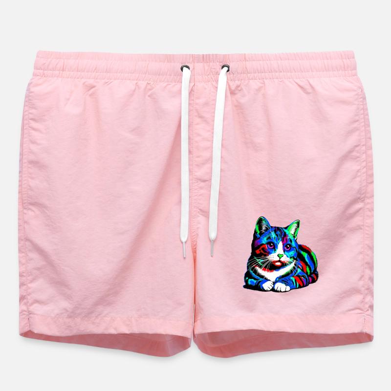 Katze - Badeshorts - Pink