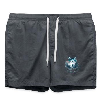 Schlittenhund - Badeshorts -  - Vorne
