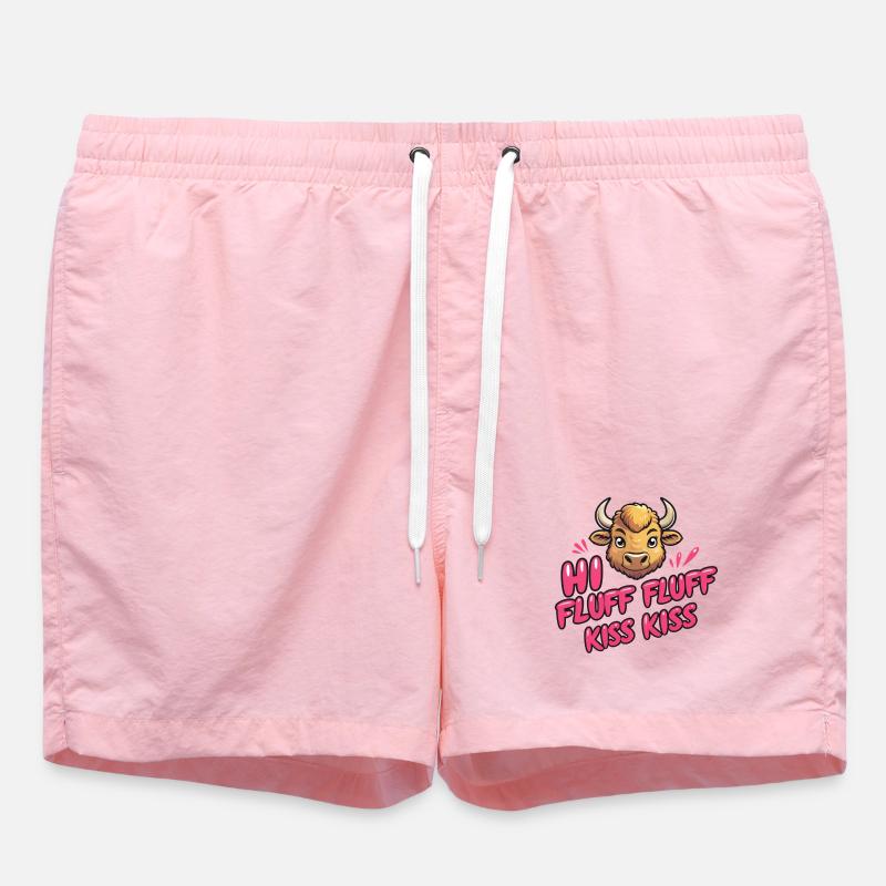 Bison - Swim Trunks - pink