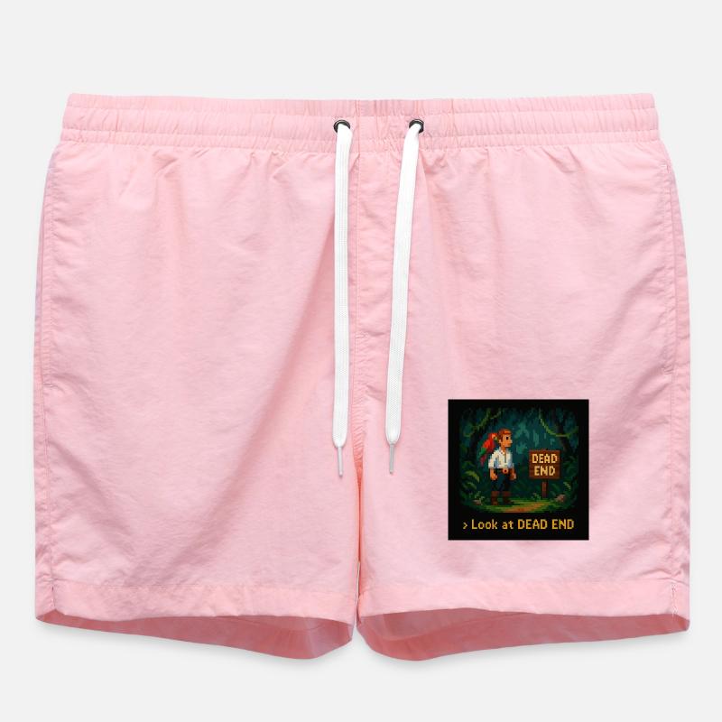 Look at Dead End - Badeshorts - Pink