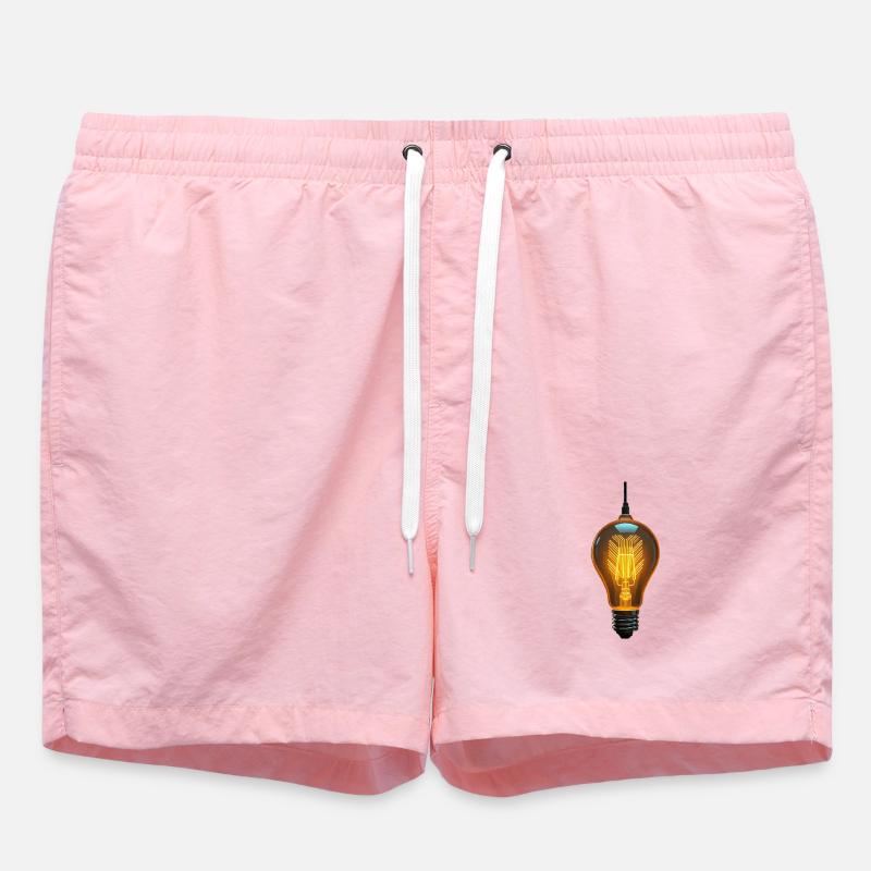 Ampoule et circuit - Short de bain - rose