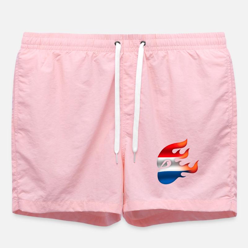 Drapeau des Pays-Bas - Pays-Bas - Ninja - Short de bain - rose