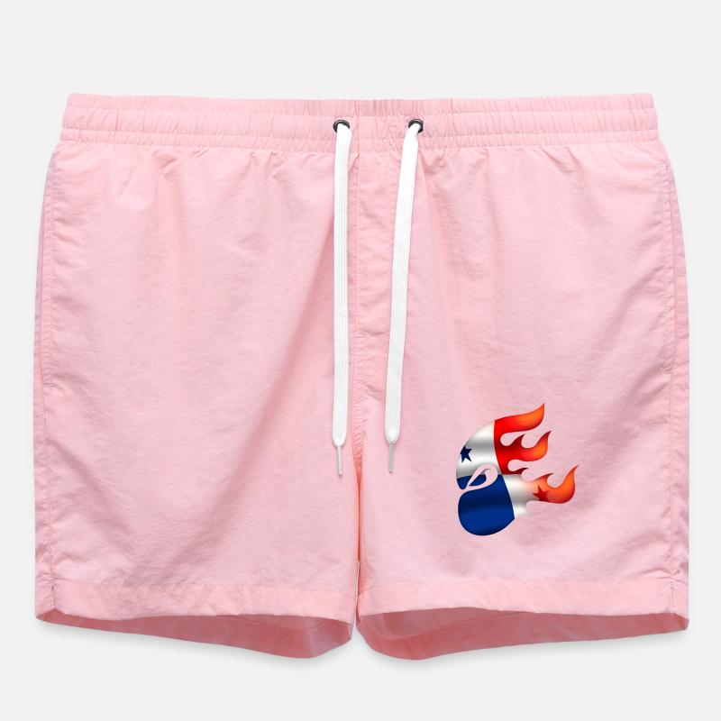 Drapeau du Panama - Panama - Ninja - Short de bain - rose