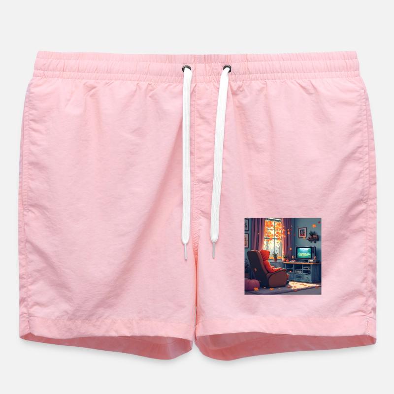 Tombez dans le jeu - Short de bain - rose