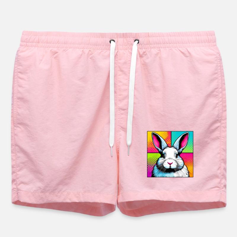 rabbit - Swim Trunks - pink