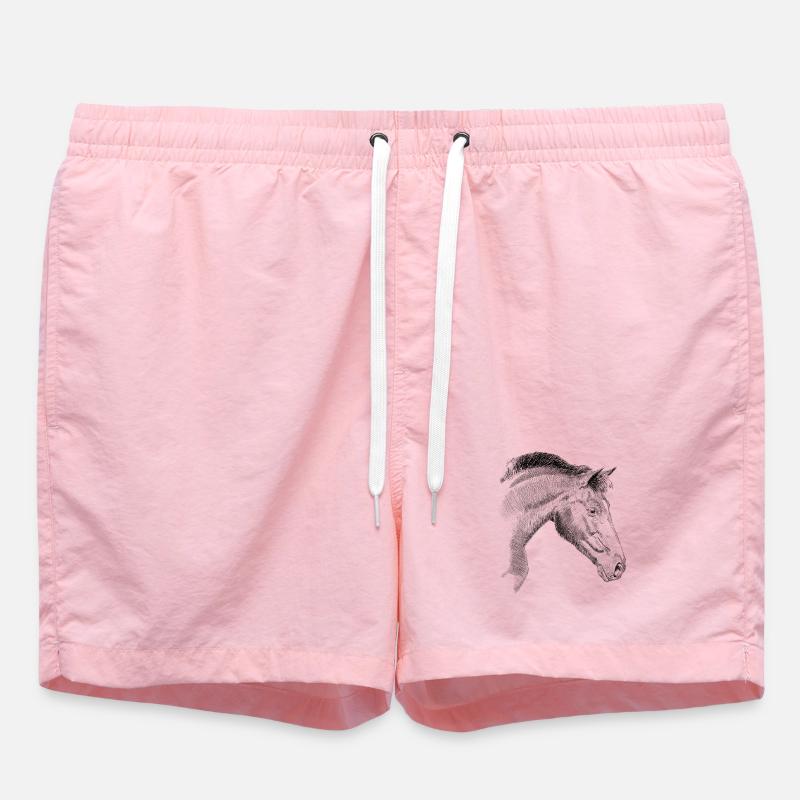 Cheval - Short de bain - rose