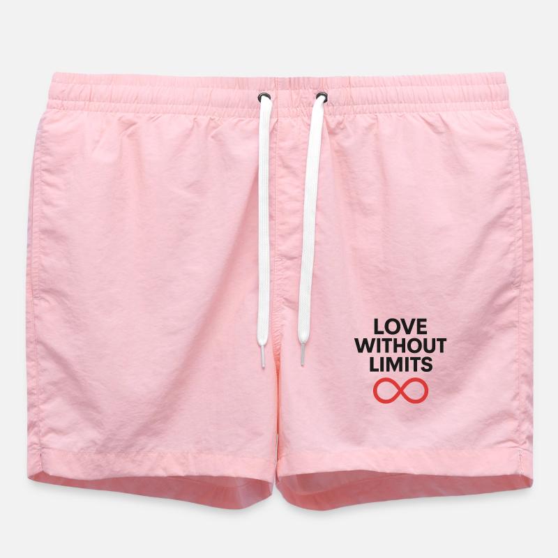 L’amour sans limites Infinity Design - Short de bain - rose