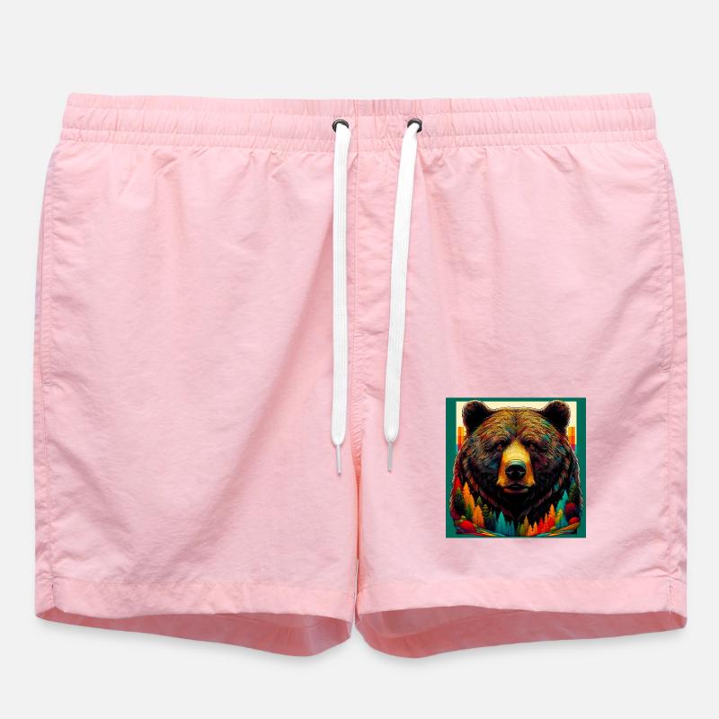 ours - Short de bain - rose