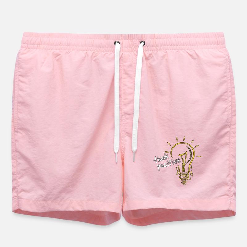 Penser positif - Short de bain - rose