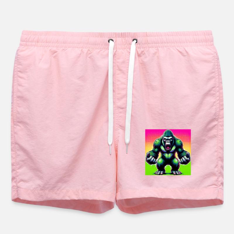 gorille - Short de bain - rose