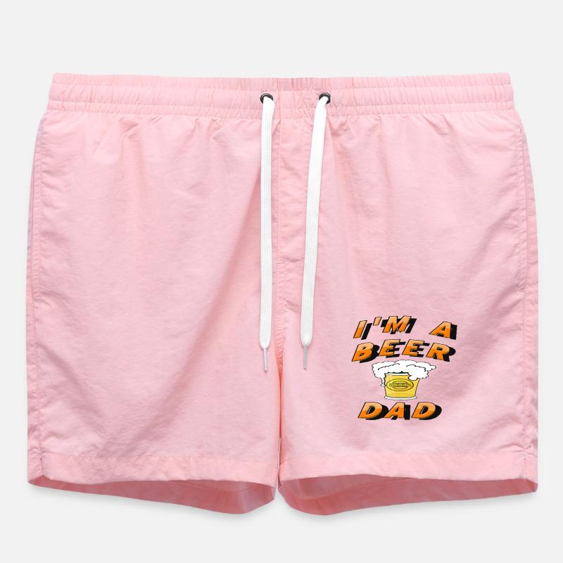 Bière - Short de bain - rose