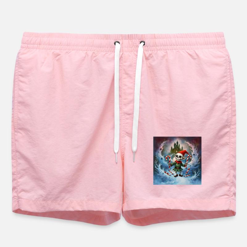 Elfe squelette de Noël - Short de bain - rose