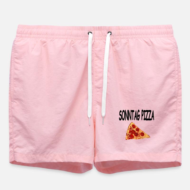 Pizza - Badeshorts - Pink