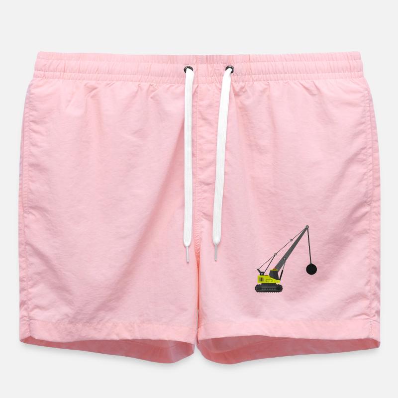 Grue à billes de démolition - Short de bain - rose