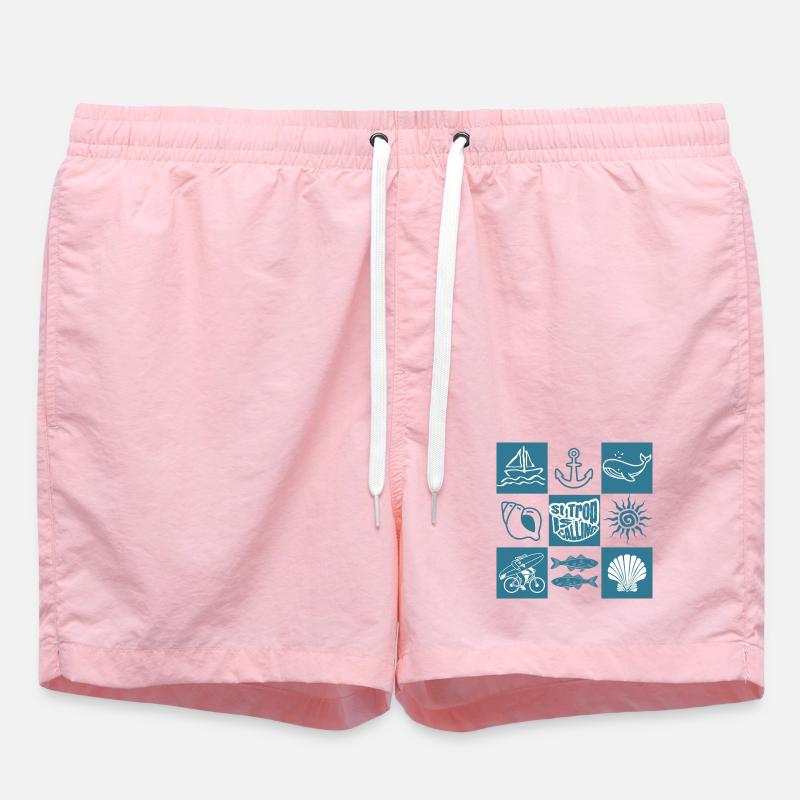 St Trop is calling - Short de bain - rose