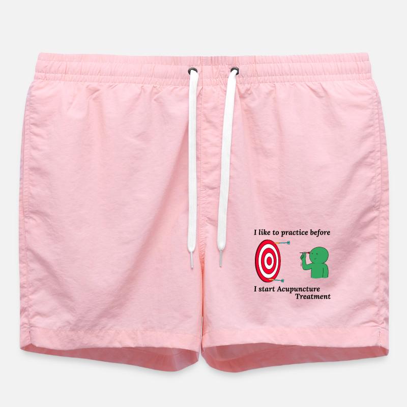 Licensed TCM Practitioner Expert Skilled - Swim Trunks - pink