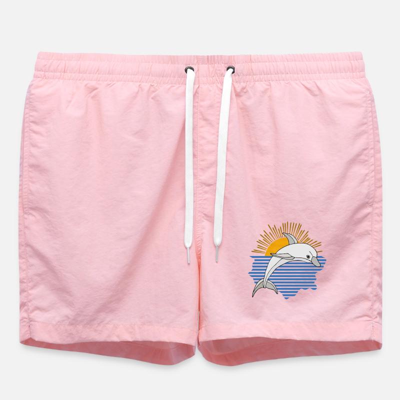 dauphin - Short de bain - rose