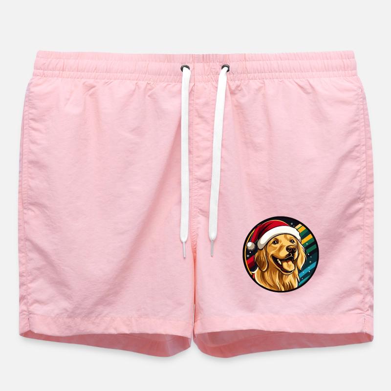 Cercle des Retrievers de Noël - Short de bain - rose