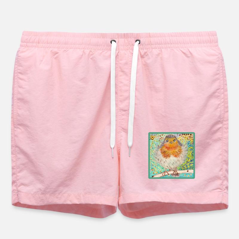 Robin - Short de bain - rose