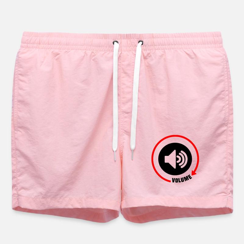 Bouton de volume du haut-parleur - Short de bain - rose