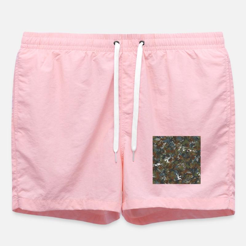 Camouflage forestier 4 saisons - Short de bain - rose