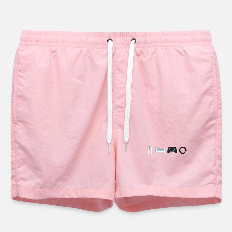 Manger dormir jeu Répéter - Short de bain - rose