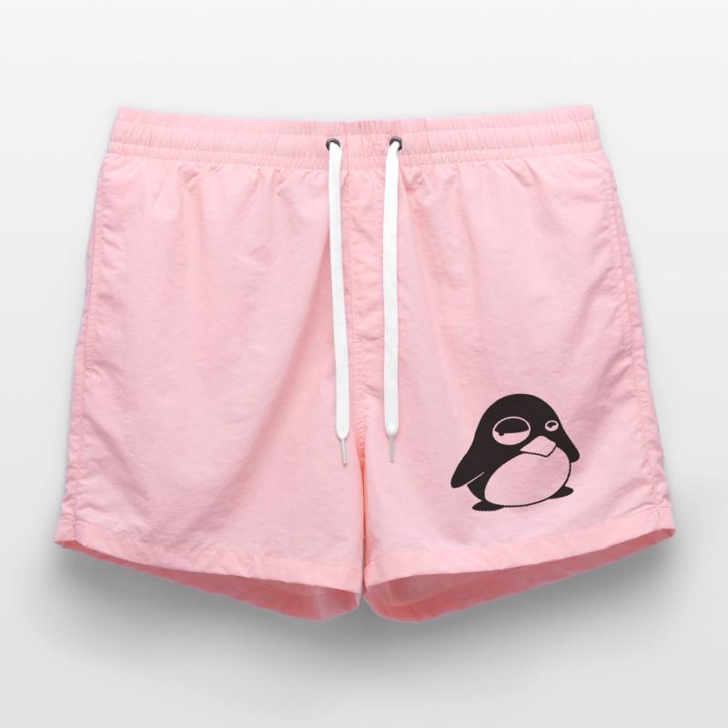 Grumpy Tux – Drôle de Penguin Linux pour les geeks Short de bain