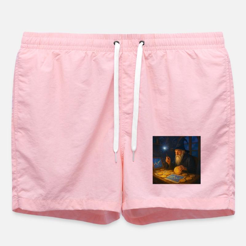 Krypto-Zauberer der Marktcharts Wandalu Vuhs - Badeshorts - Pink