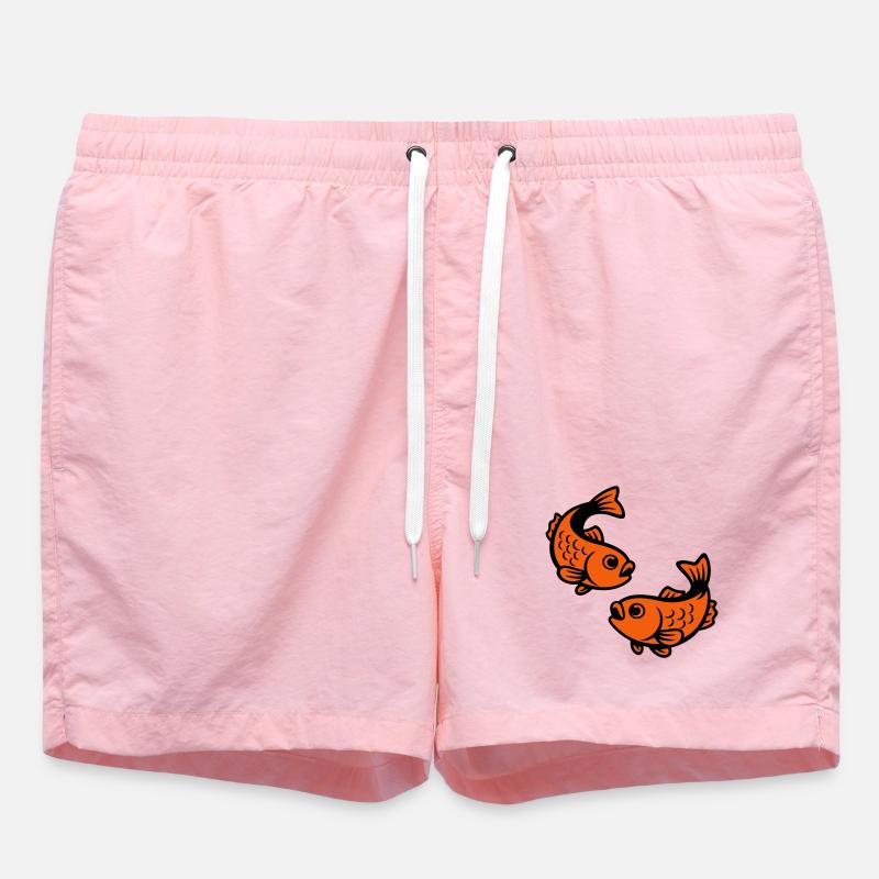Style du poisson au Japon - Short de bain - rose