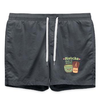 Matcha Matcha et Fouet Mignon, jeu de mots Made In Heaven - Short de bain -  - Devant