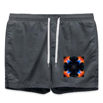Fleur numérique d’art fractal - Short de bain -  - Devant