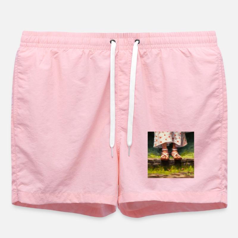 Échos du printemps - Short de bain - rose
