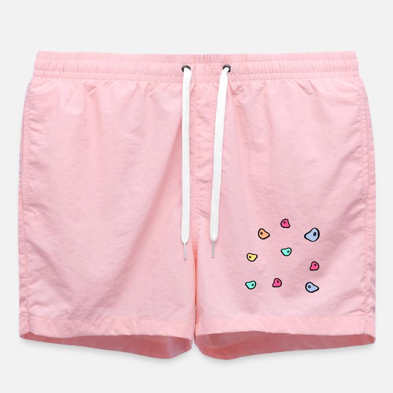 Mur d’escalade de bloc - Short de bain - rose